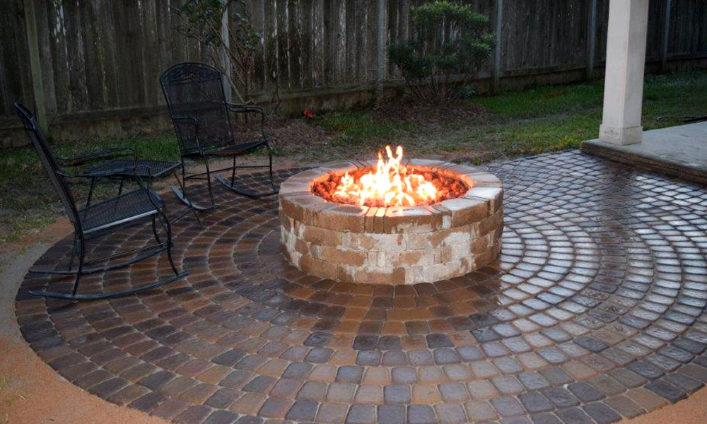 Patios And Fire Pits Poolside Gas, Menards Fire Pit Designs